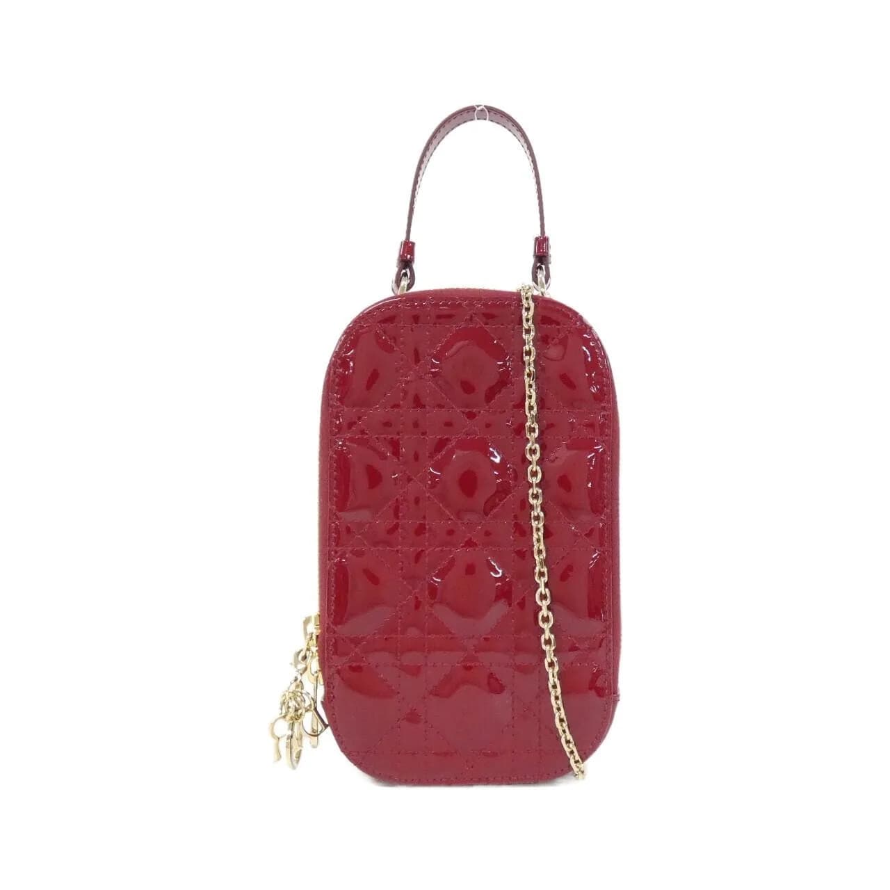 DIOR Lady Dior S0872OVRB 銀包 漆皮