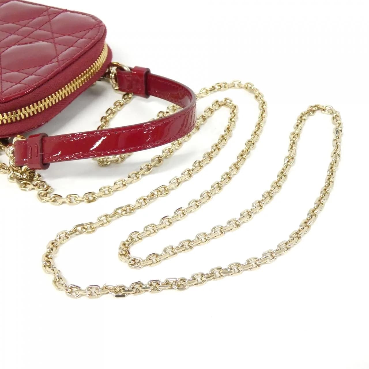 DIOR Lady Dior S0872OVRB 銀包 漆皮