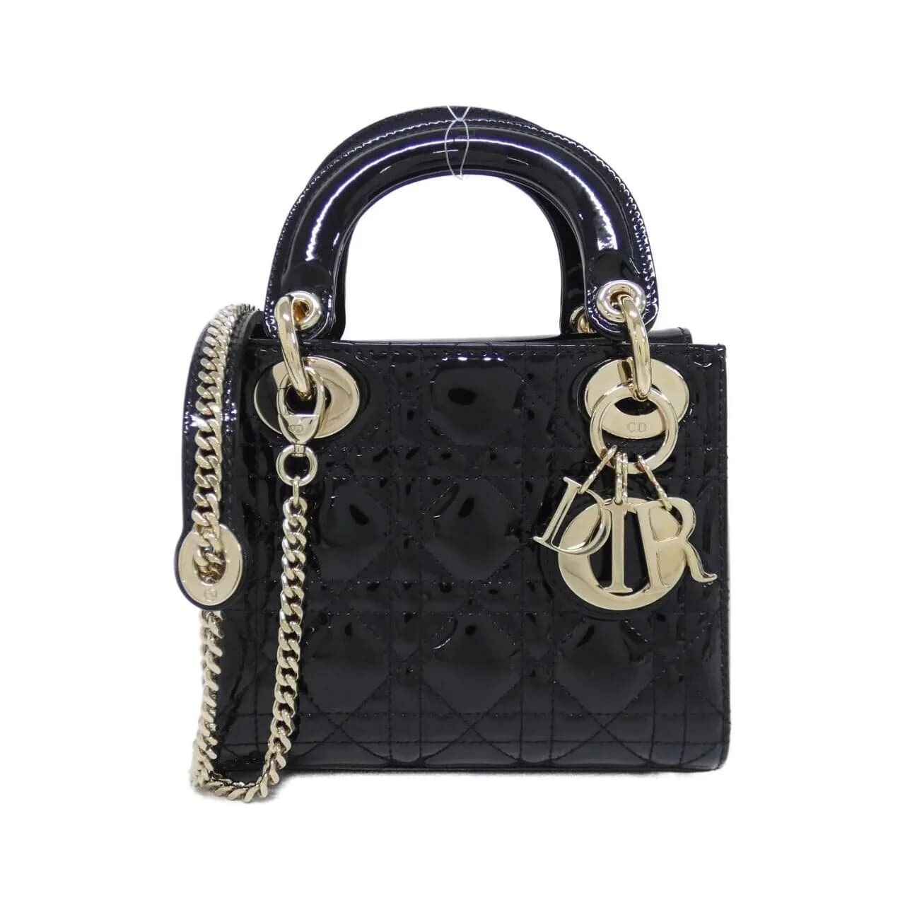 DIOR Lady Dior M0505OWCB Handbag Patent Leather