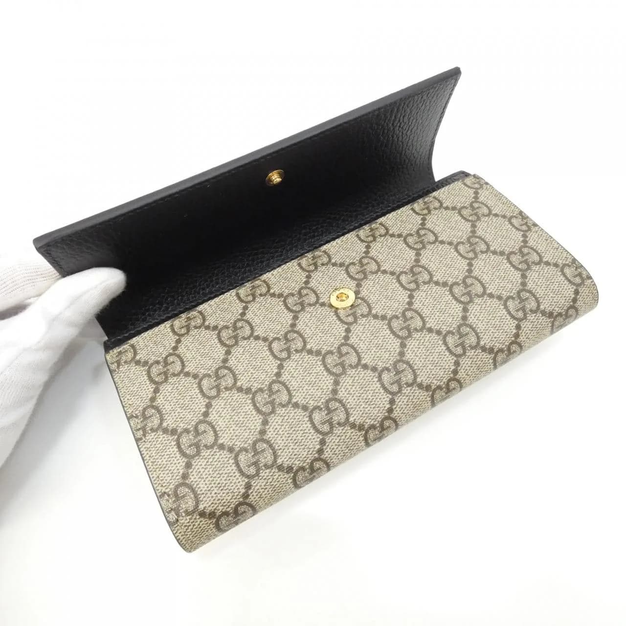 GUCCI 735594 銀包 帆布