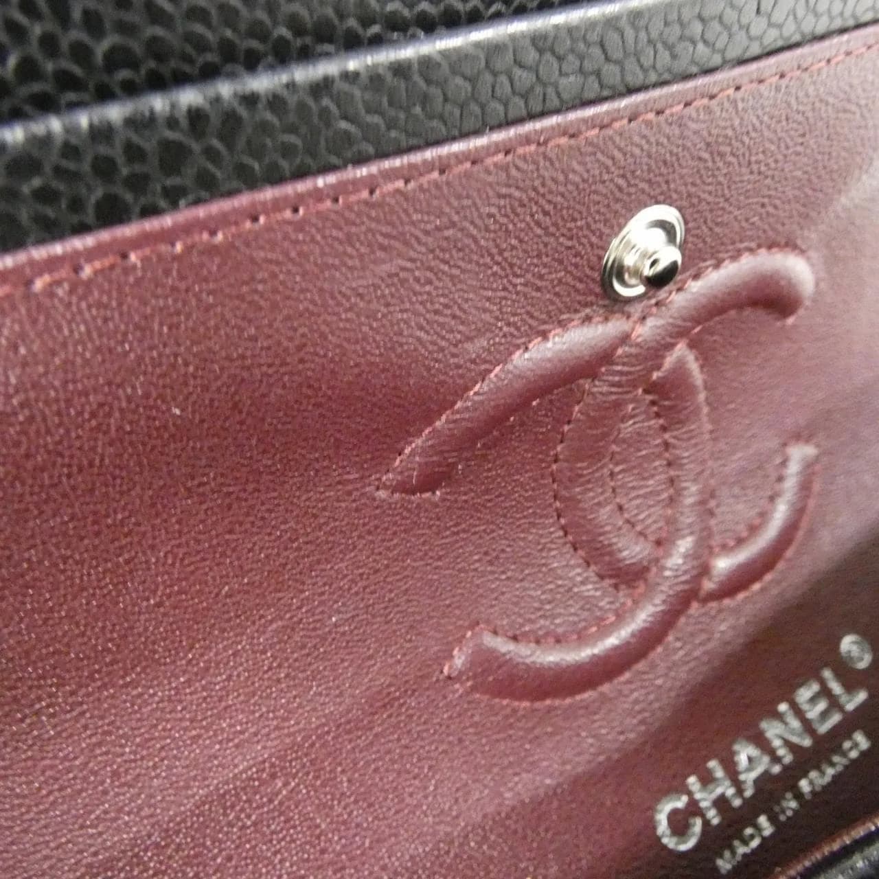 CHANEL Matelasse 1113 Shoulder Grained Calfskin