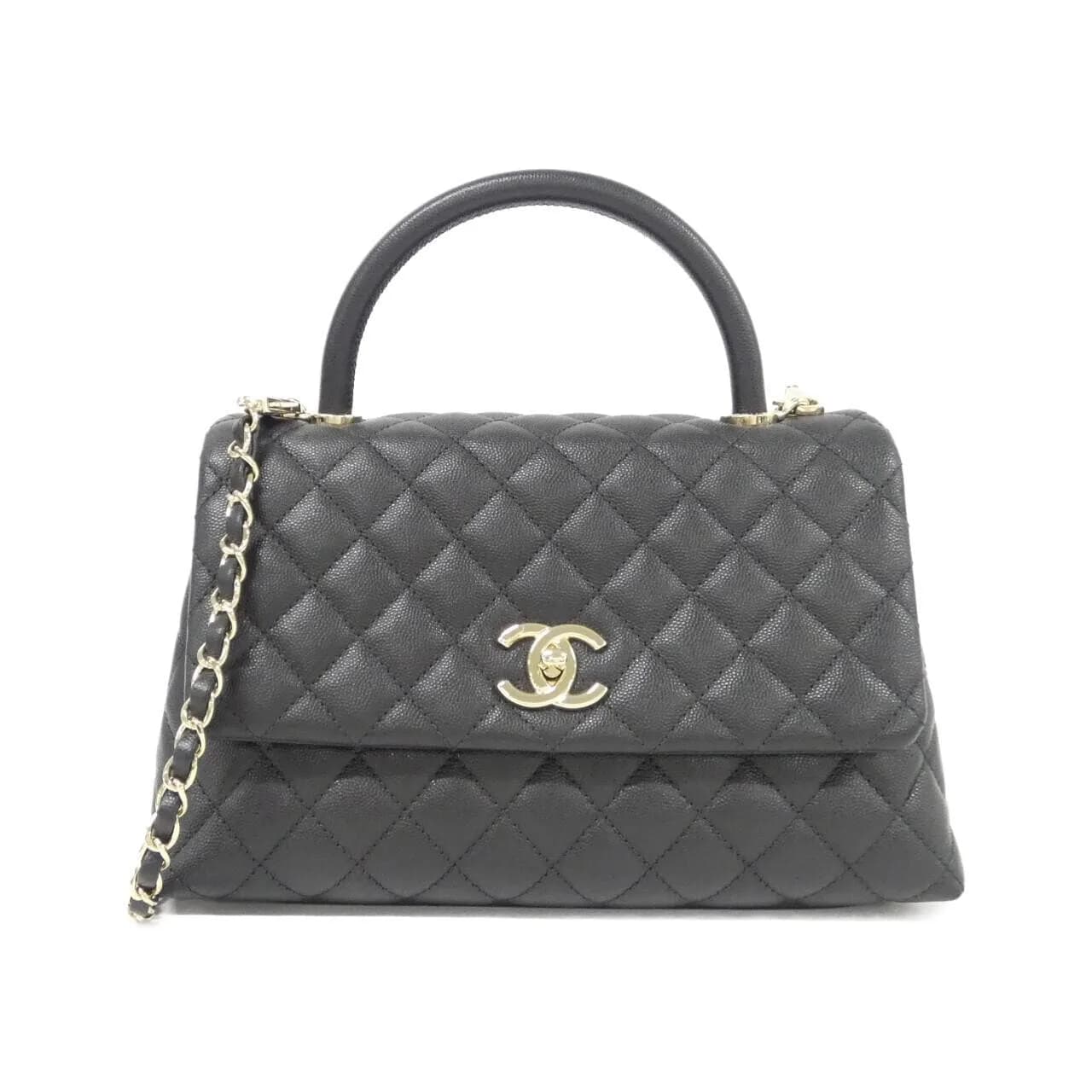 CHANEL Matelasse 92991 Handbag Grained Calfskin