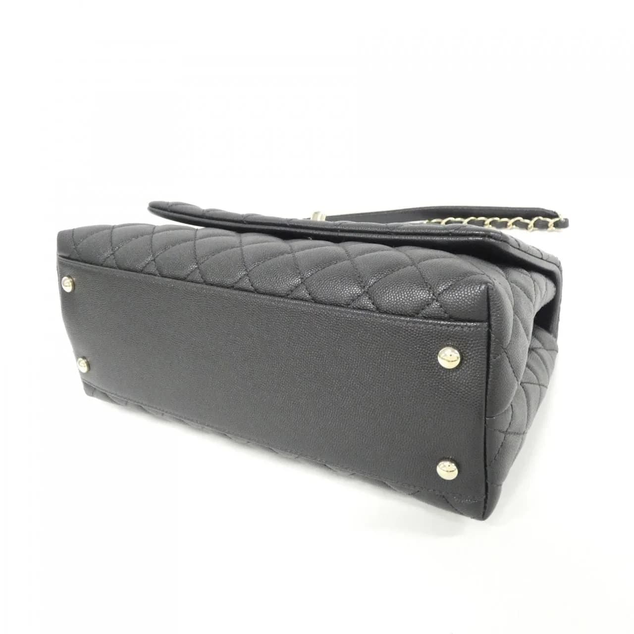 CHANEL Matelasse 92991 Handbag Grained Calfskin