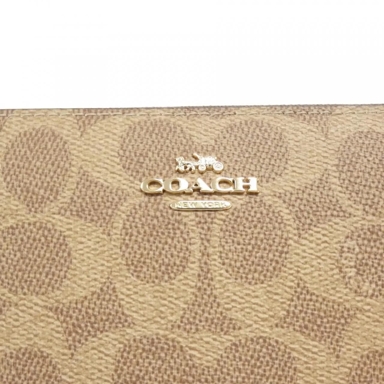 COACH CW778 銀包 帆布
