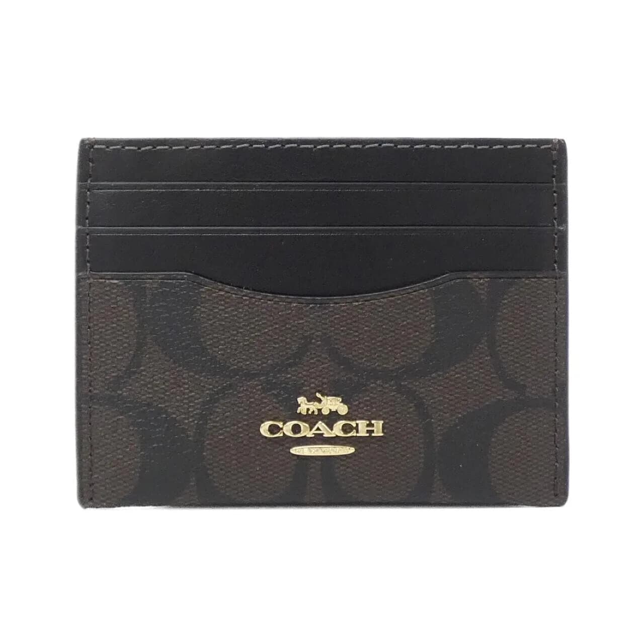 COACH CH415 Card Case Canvas