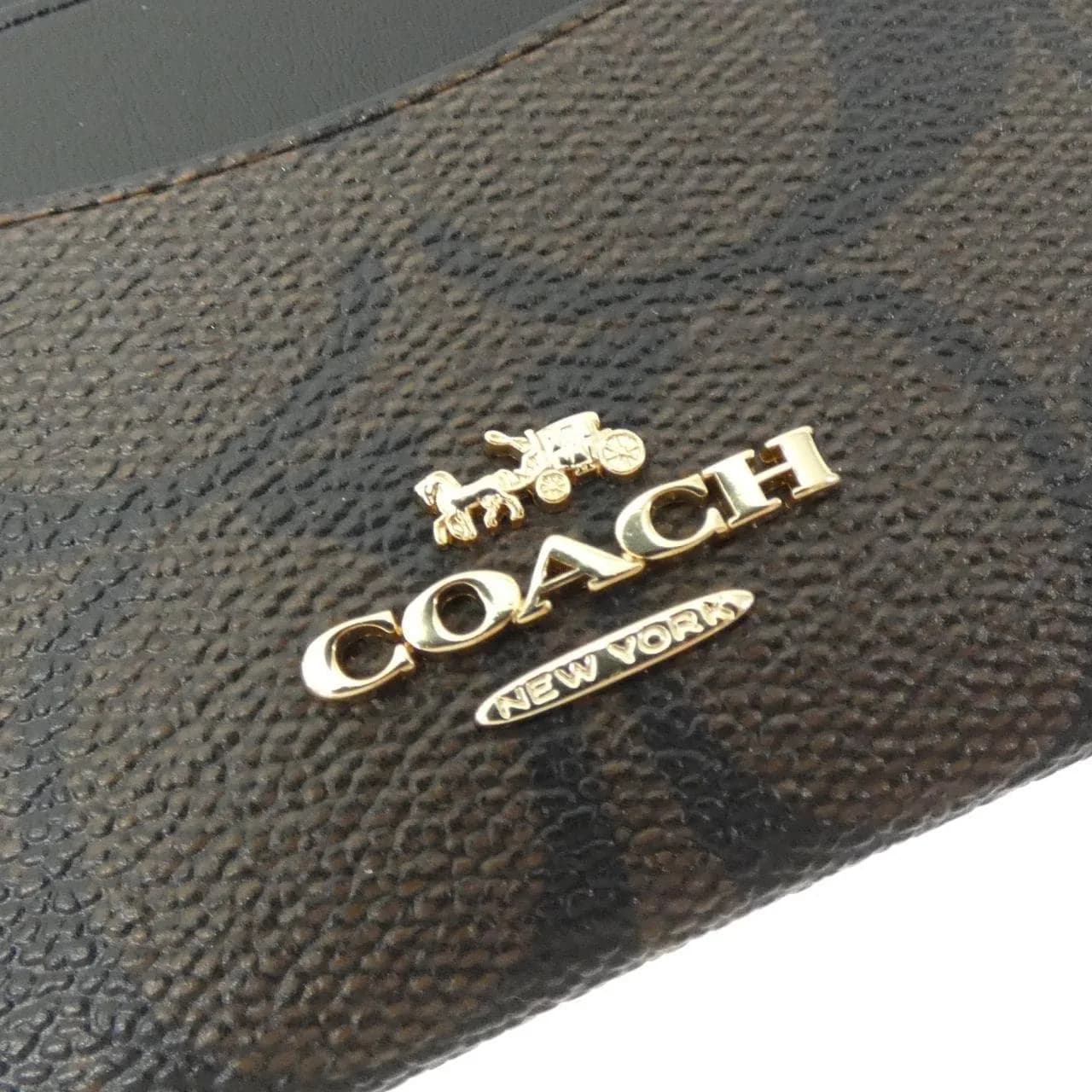 COACH CH415 Card Case Canvas