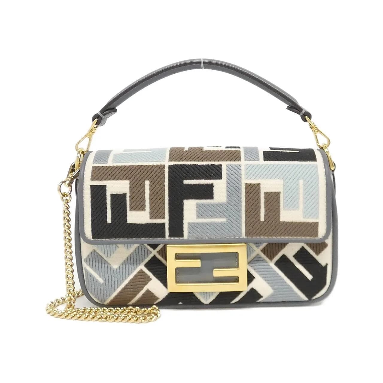 FENDI Baguette 8BS017 ARC2 手提包 帆布