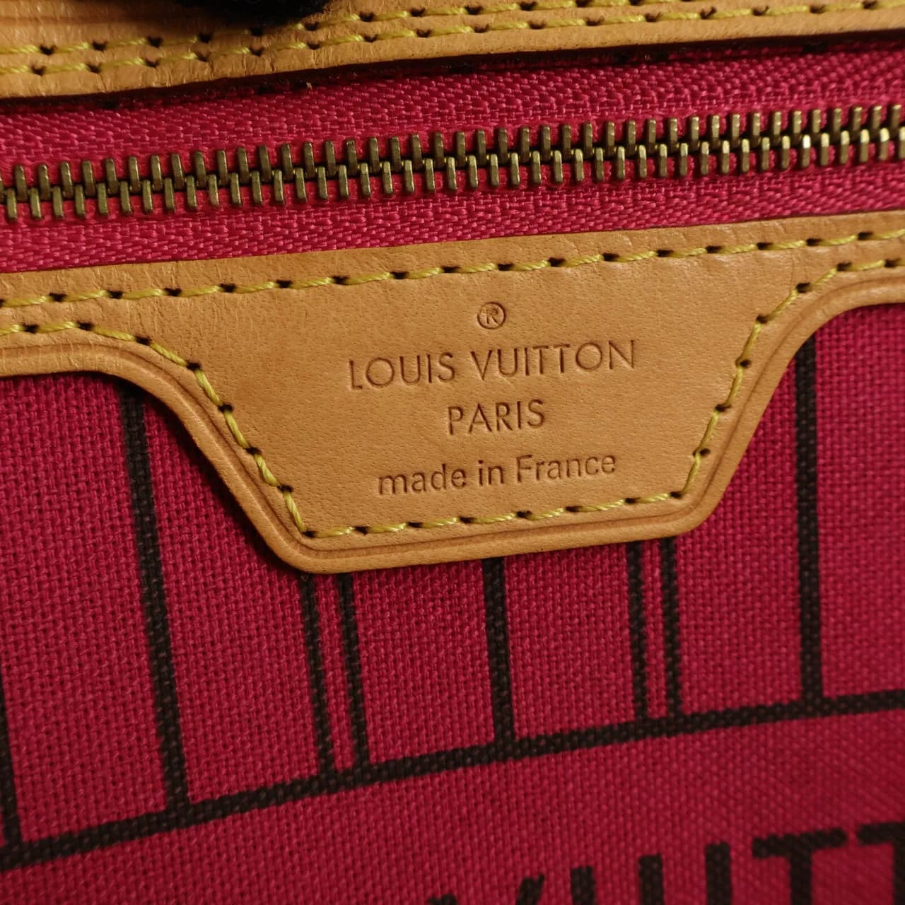 LOUIS VUITTON Neverfull M41178 托特包 塗層帆布
