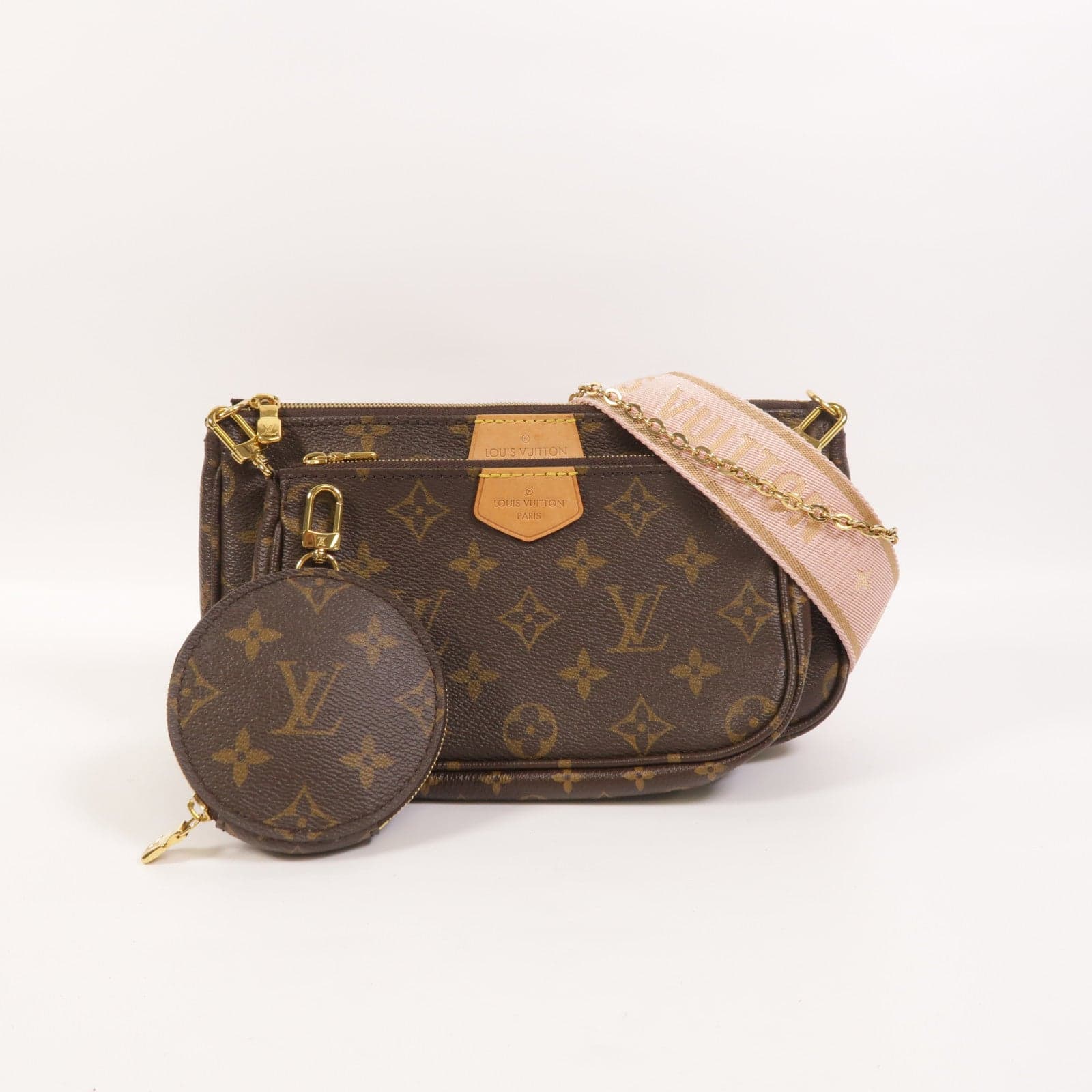 LOUIS VUITTON Multi Pochette M44840 2-Way Bag Coated Canvas