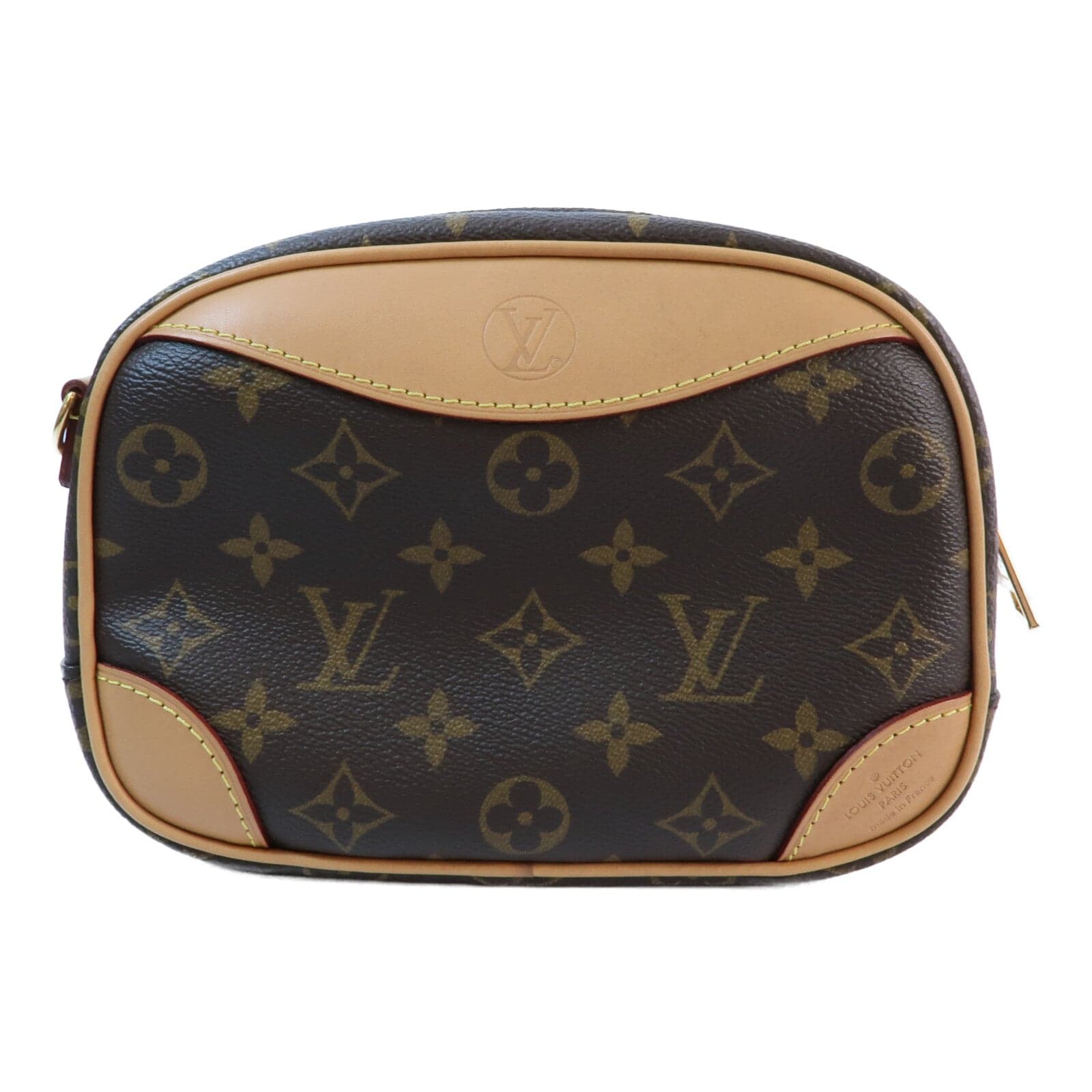 LOUIS VUITTON Deauville M45528 Shoulder Bag Coated Canvas