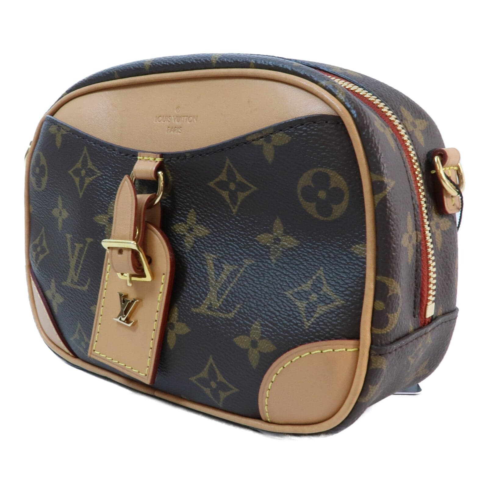 LOUIS VUITTON Deauville M45528 Shoulder Bag Coated Canvas