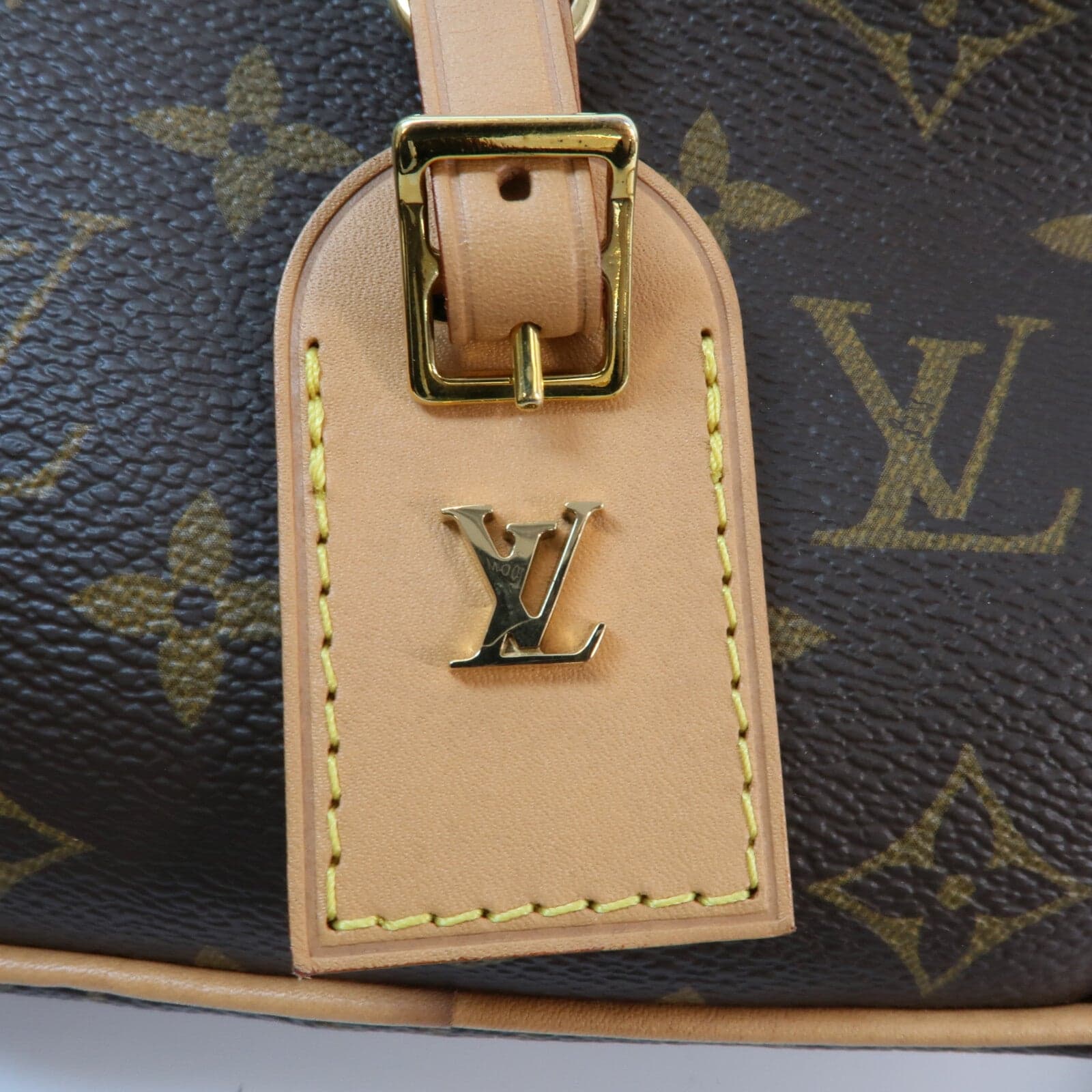 LOUIS VUITTON Deauville M45528 Shoulder Bag Coated Canvas