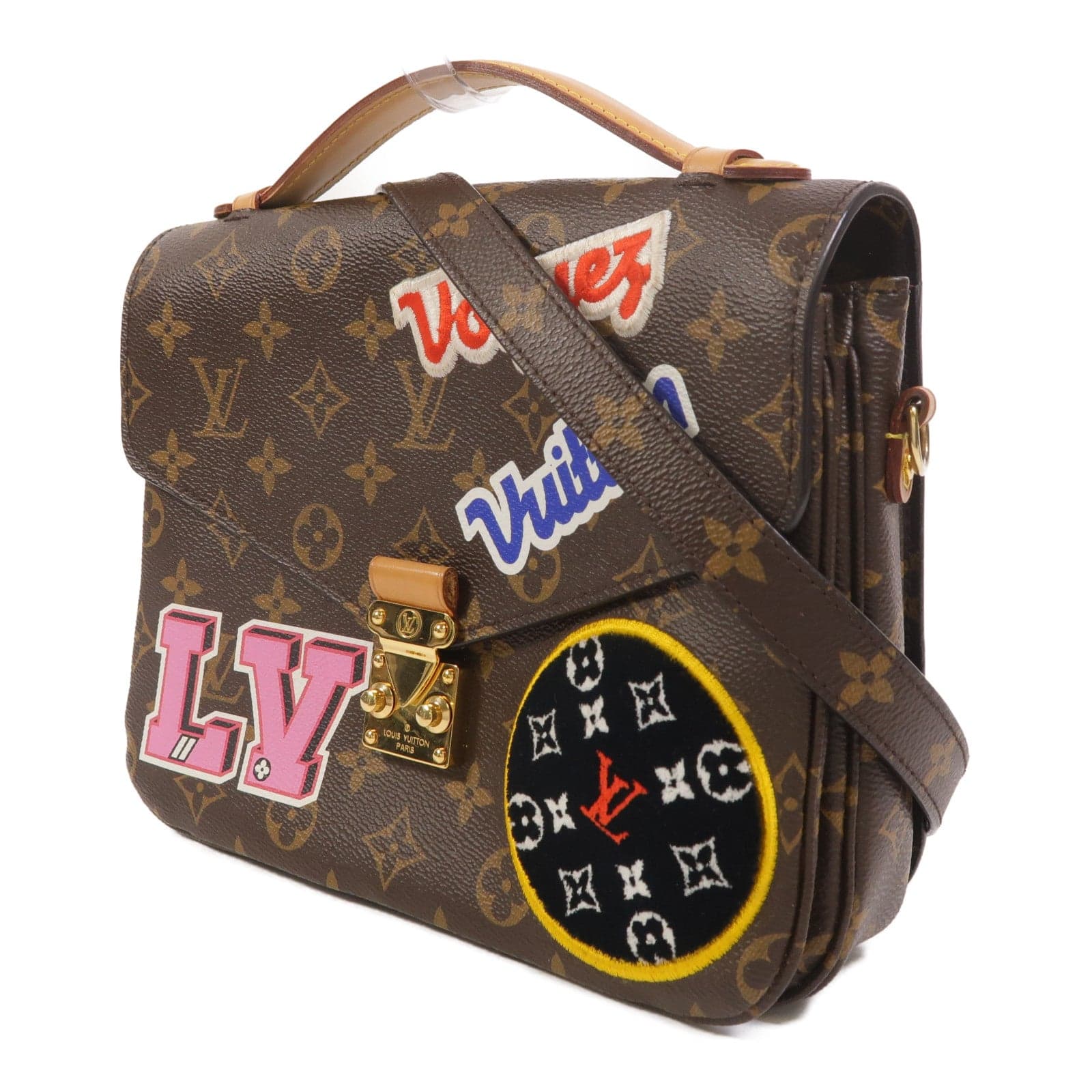 LOUIS VUITTON Pochette Metis M43991 2-Way Bag Coated Canvas