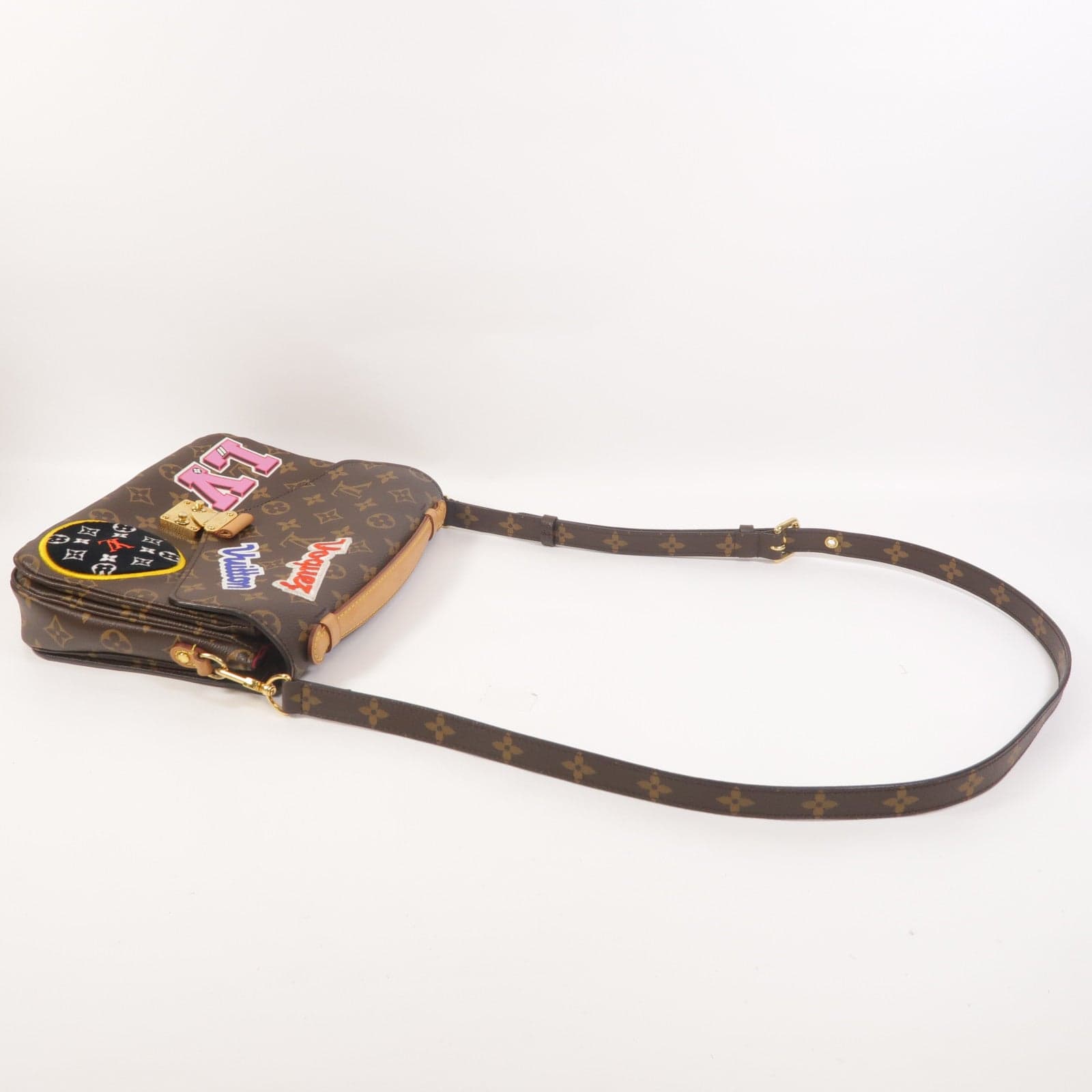 LOUIS VUITTON Pochette Metis M43991 2-Way Bag Coated Canvas