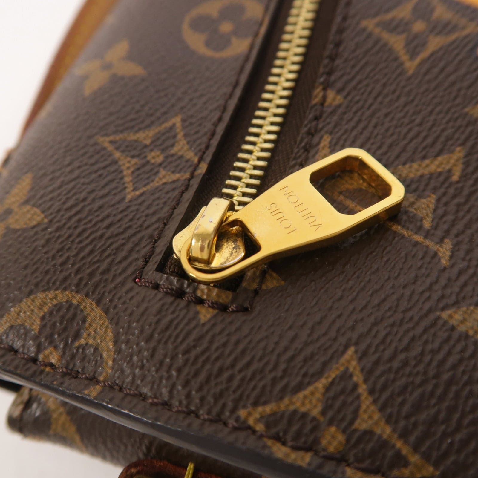 LOUIS VUITTON Pochette Metis M43991 2-Way Bag Coated Canvas