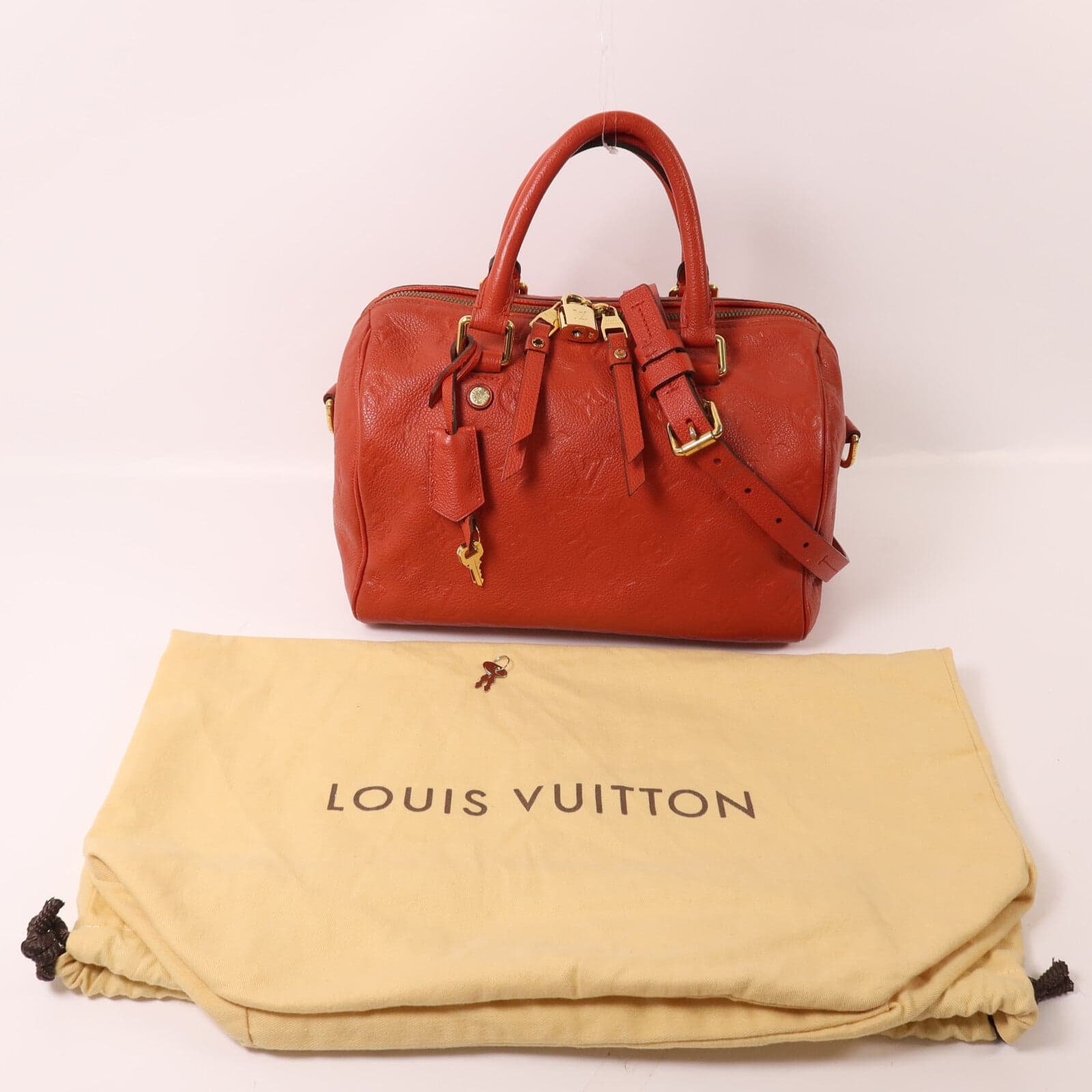 LOUIS VUITTON Speedy Bandouliere M40758 兩用包 牛皮