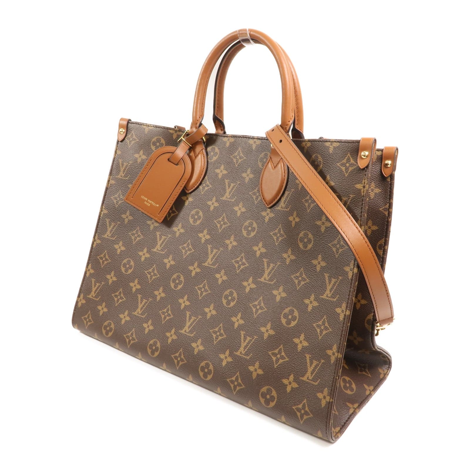 LOUIS VUITTON OnTheGo M14235 肩背包 塗層帆布