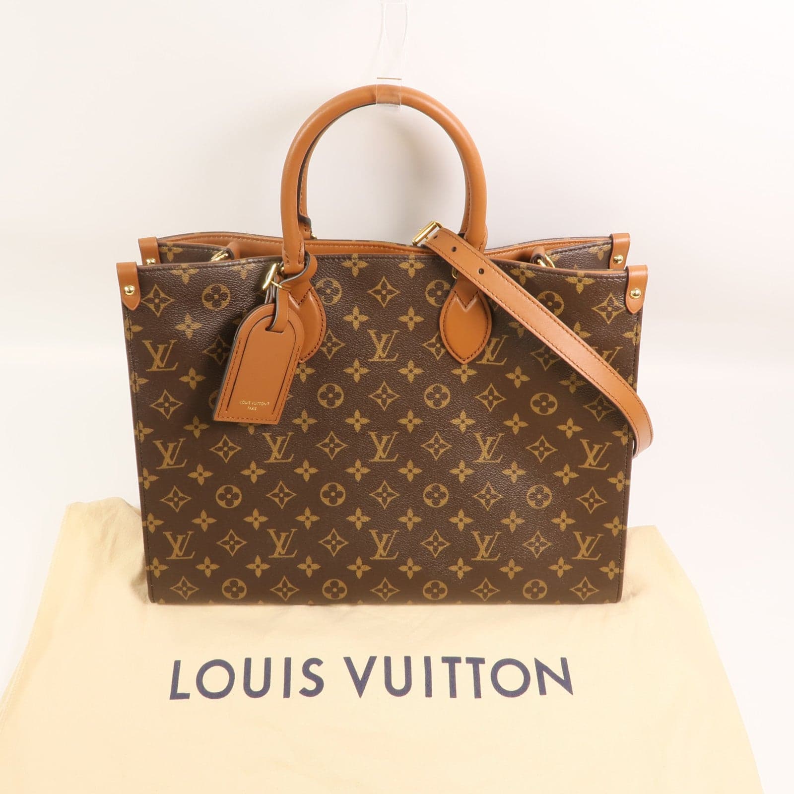LOUIS VUITTON OnTheGo M14235 肩背包 塗層帆布