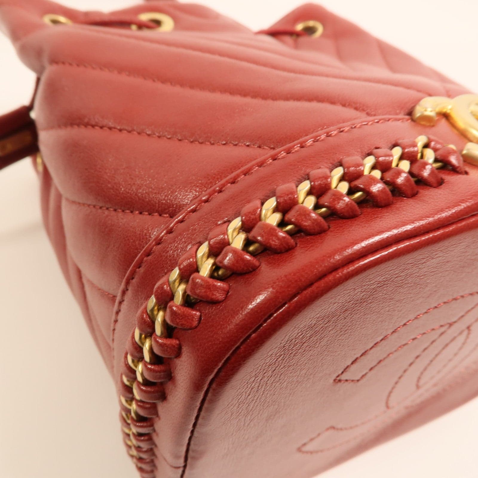 LOUIS VUITTON Bucket 肩背包 牛皮
