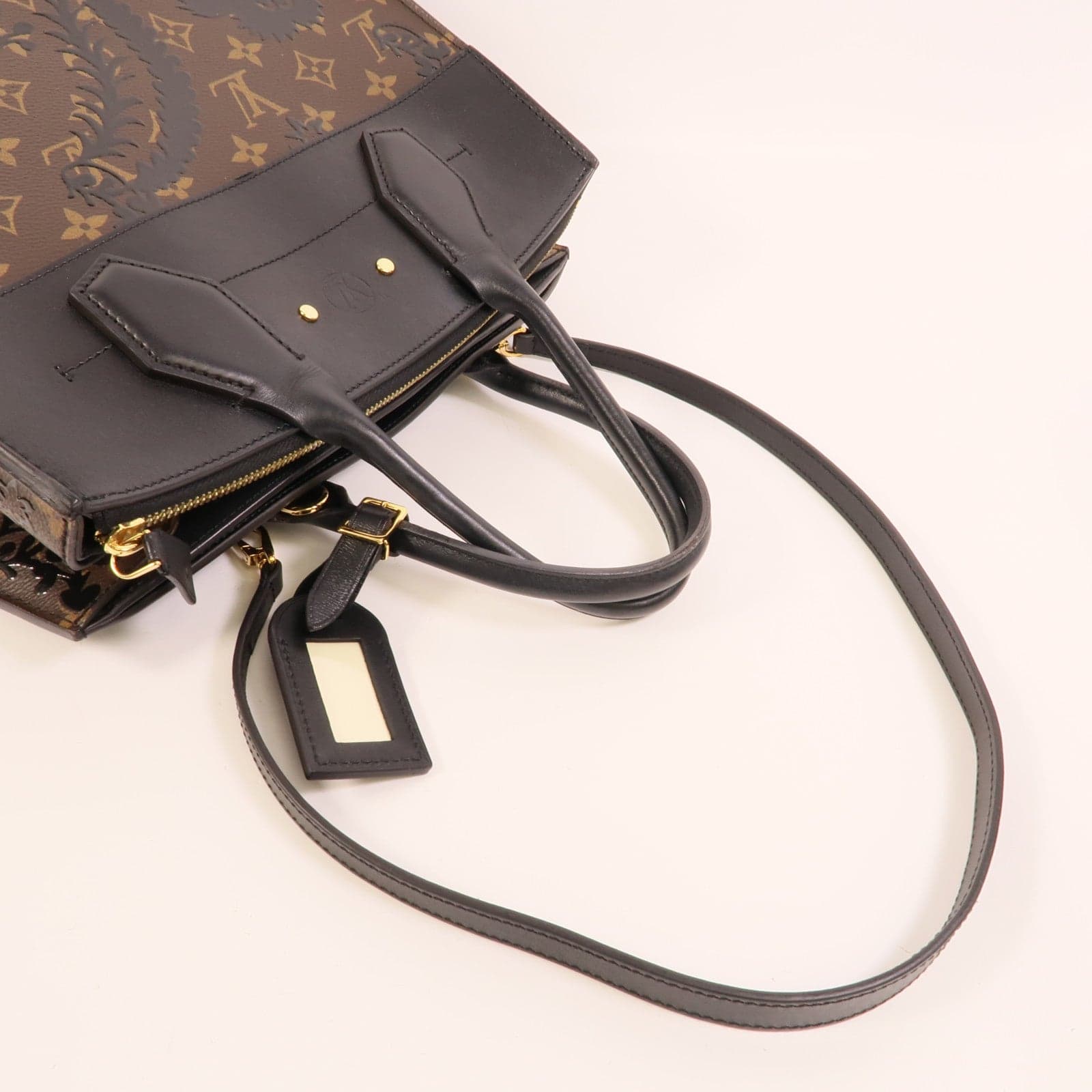 LOUIS VUITTON Steamer M43606 兩用包 塗層帆布
