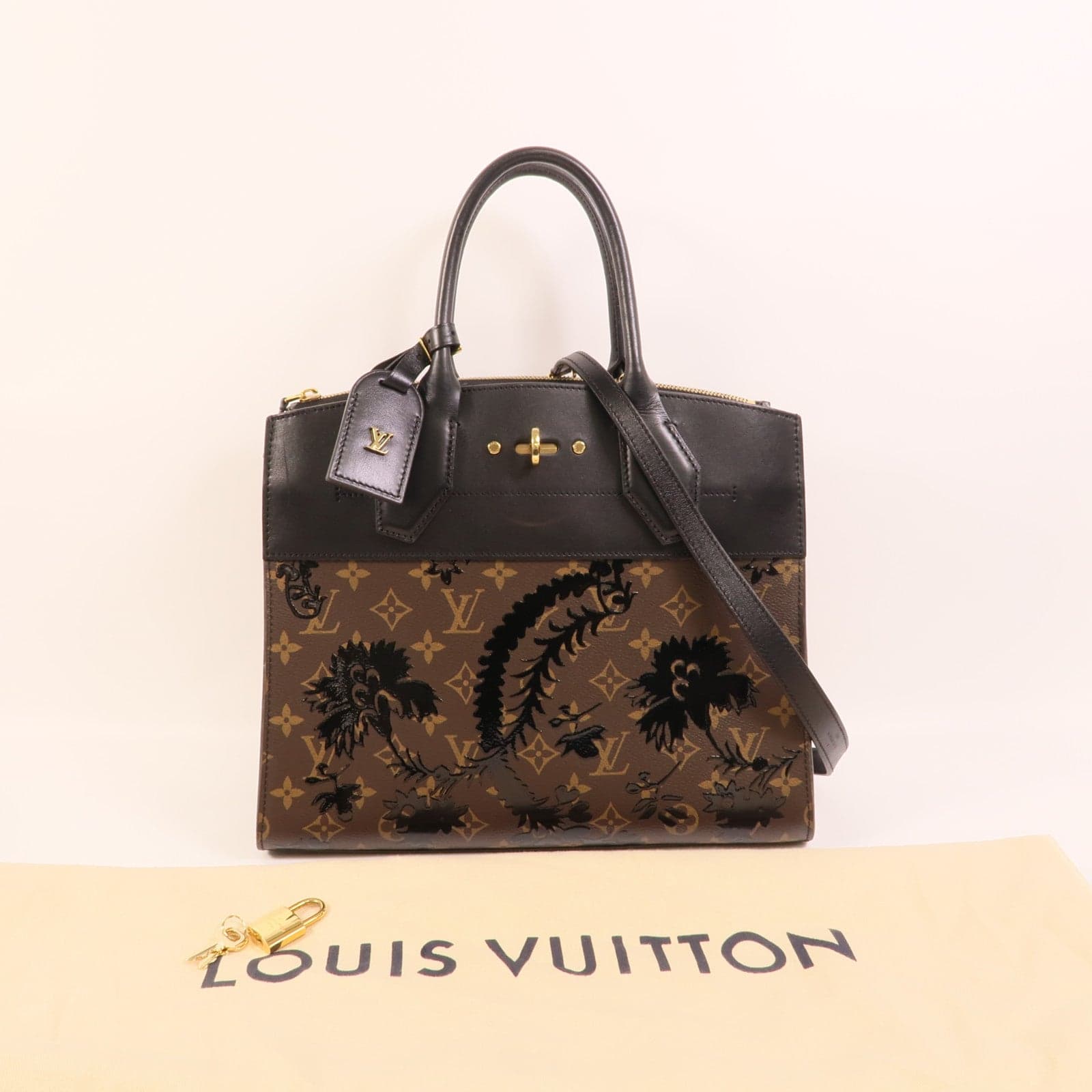 LOUIS VUITTON Steamer M43606 兩用包 塗層帆布