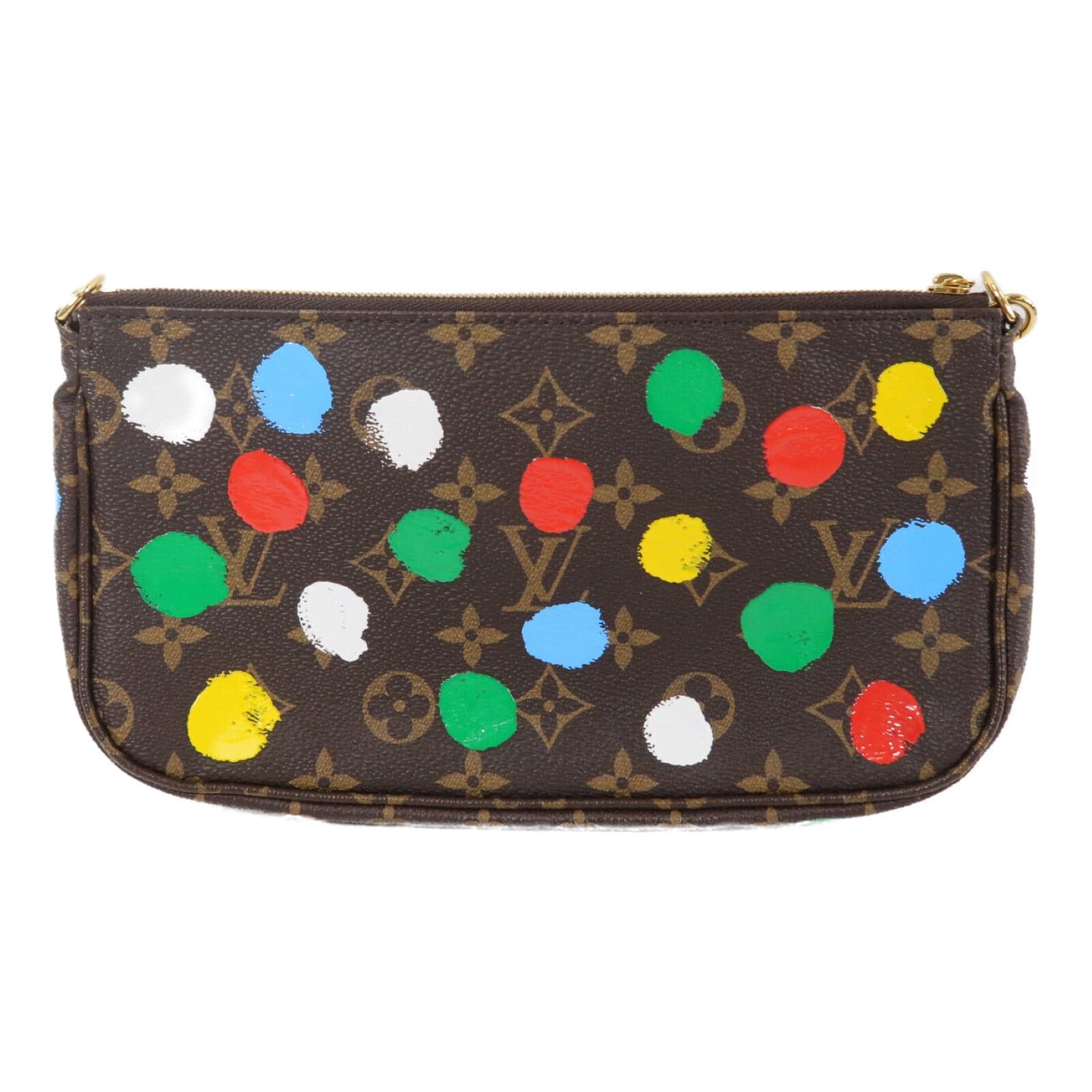 LOUIS VUITTON Multi Pochette M46385 兩用包 塗層帆布