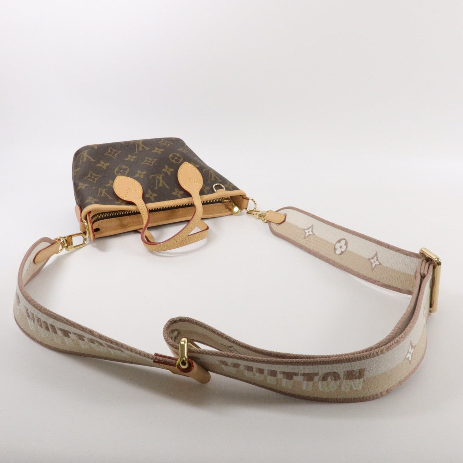 LOUIS VUITTON Neverfull M46705 2-Way Bag Coated Canvas