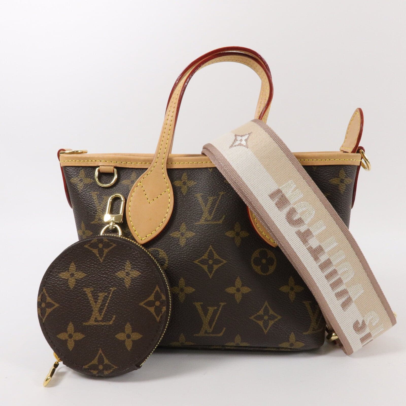 LOUIS VUITTON Neverfull M46705 2-Way Bag Coated Canvas
