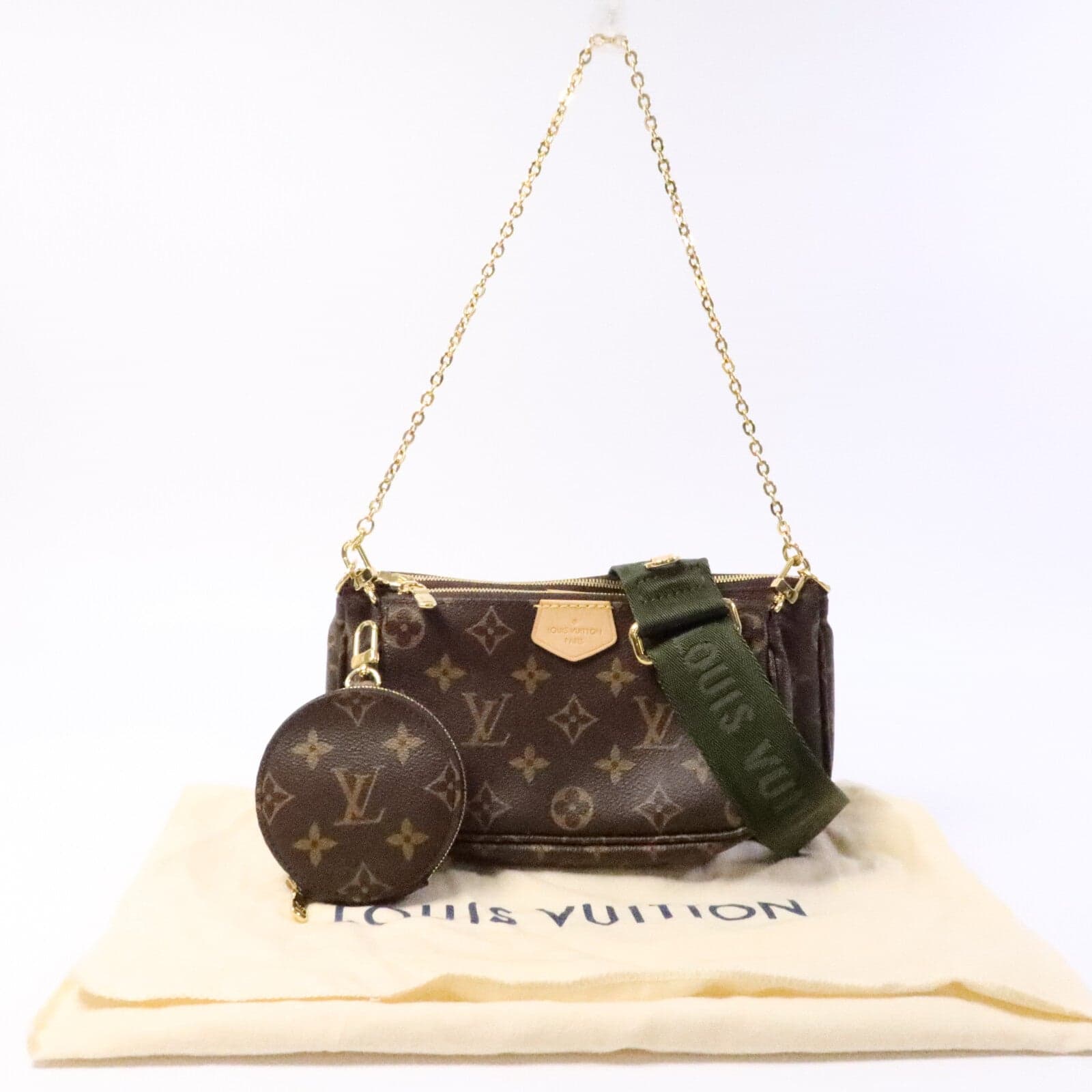 LOUIS VUITTON Multi Pochette M44813 2-Way Bag Coated Canvas