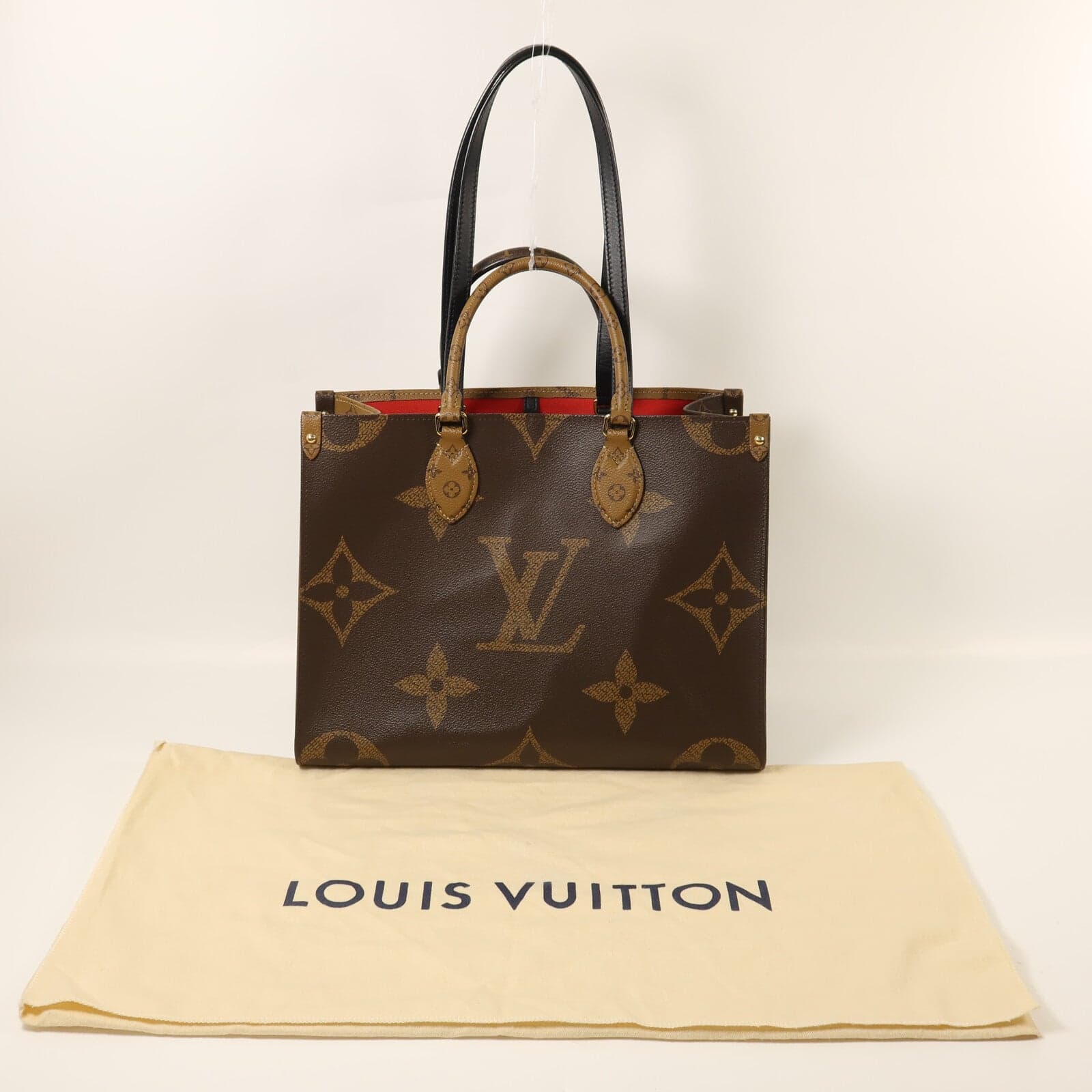 LOUIS VUITTON OnTheGo M45321 2-Way Bag Coated Canvas