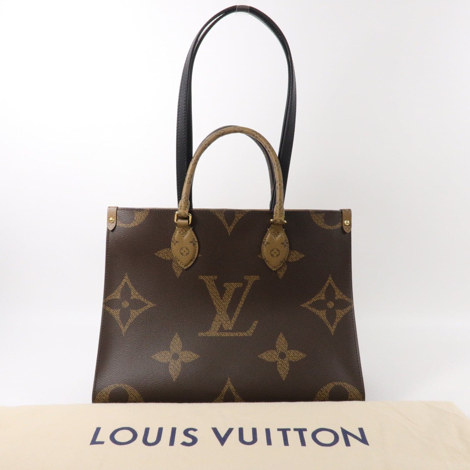 LOUIS VUITTON OnTheGo M45321 2-Way Bag Coated Canvas
