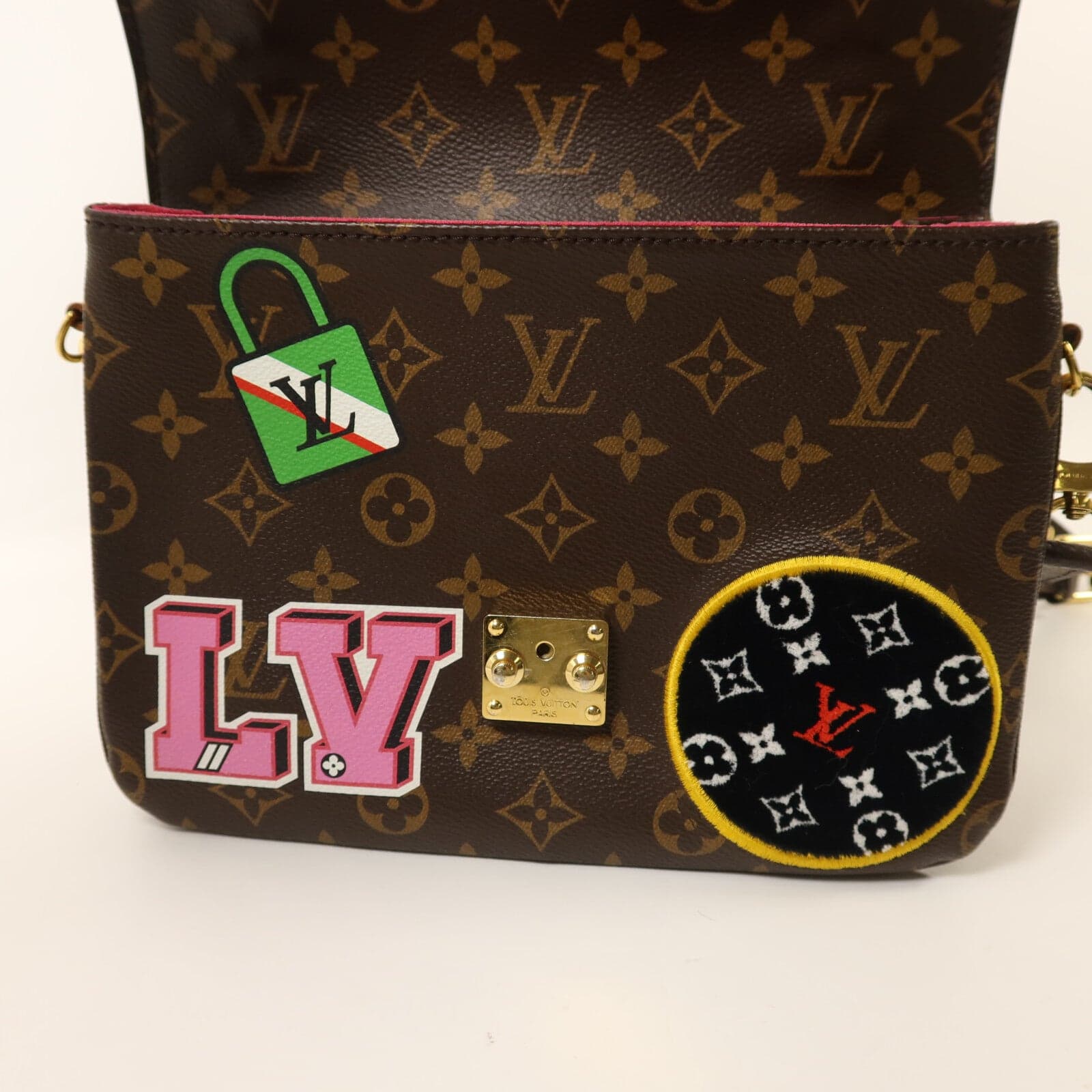 LOUIS VUITTON Pochette Metis M43991 2-Way Bag Coated Canvas