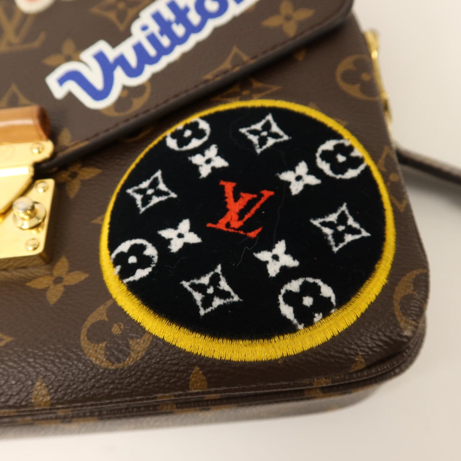 LOUIS VUITTON Pochette Metis M43991 2-Way Bag Coated Canvas