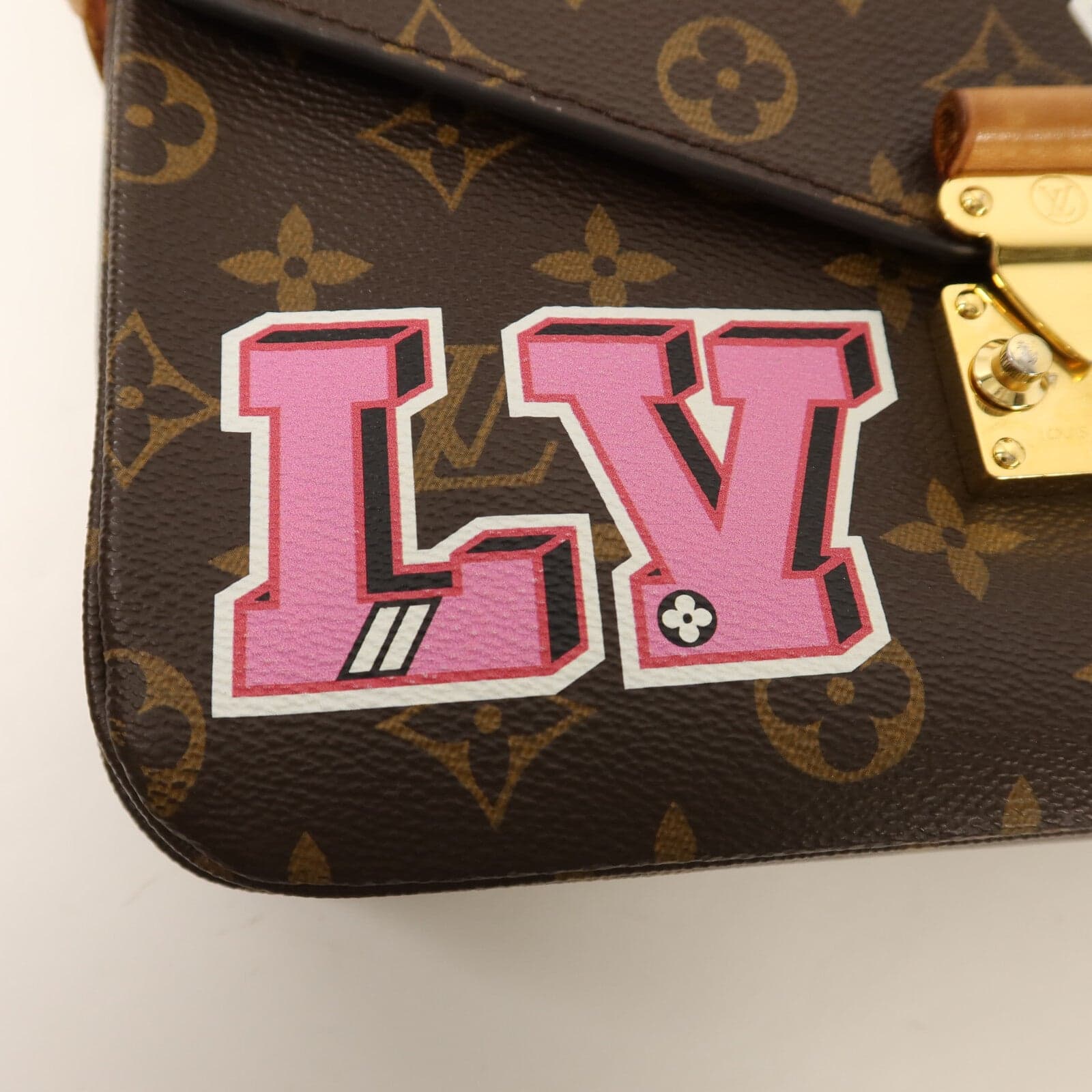 LOUIS VUITTON Pochette Metis M43991 2-Way Bag Coated Canvas