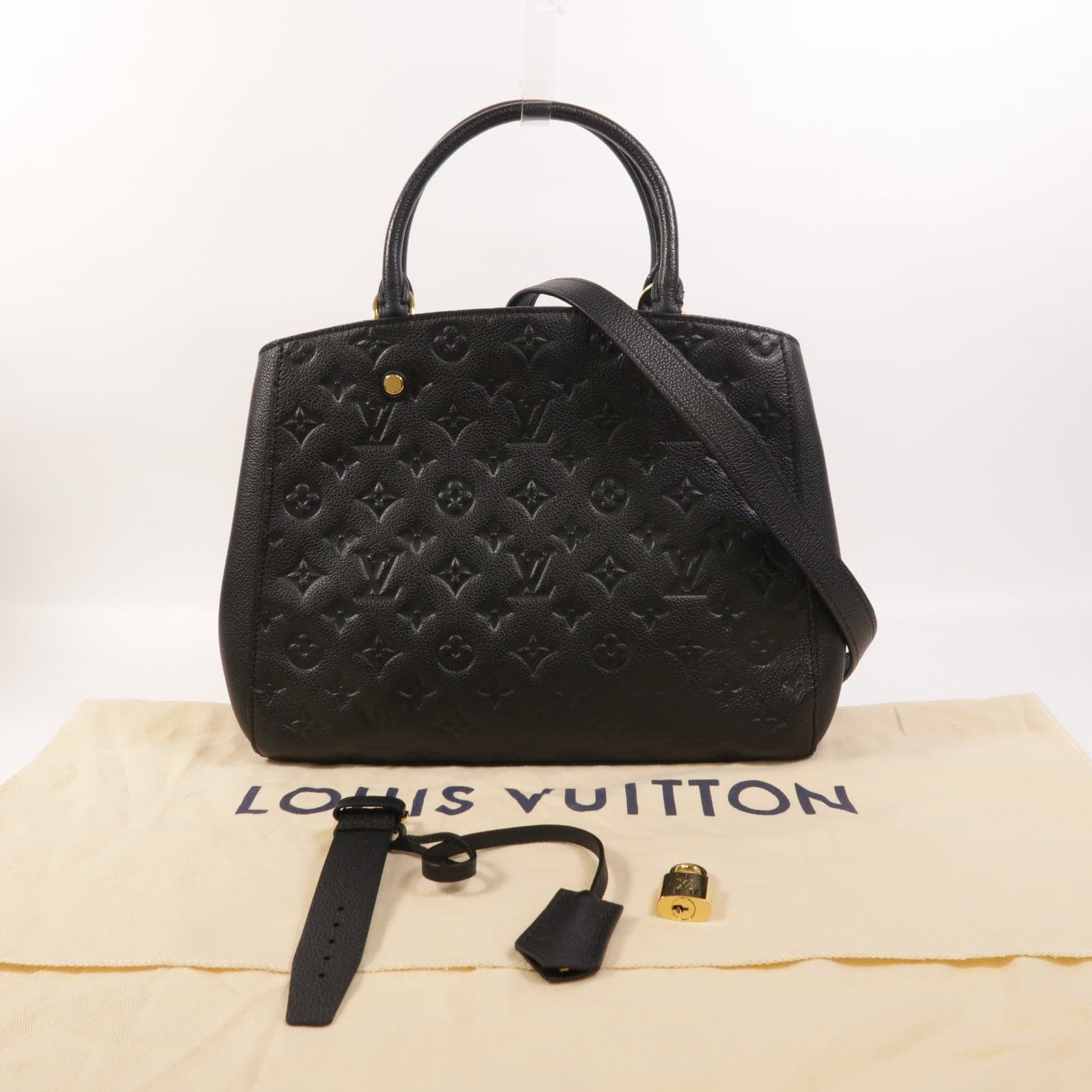 LOUIS VUITTON Montaigne M41048 兩用包 牛皮
