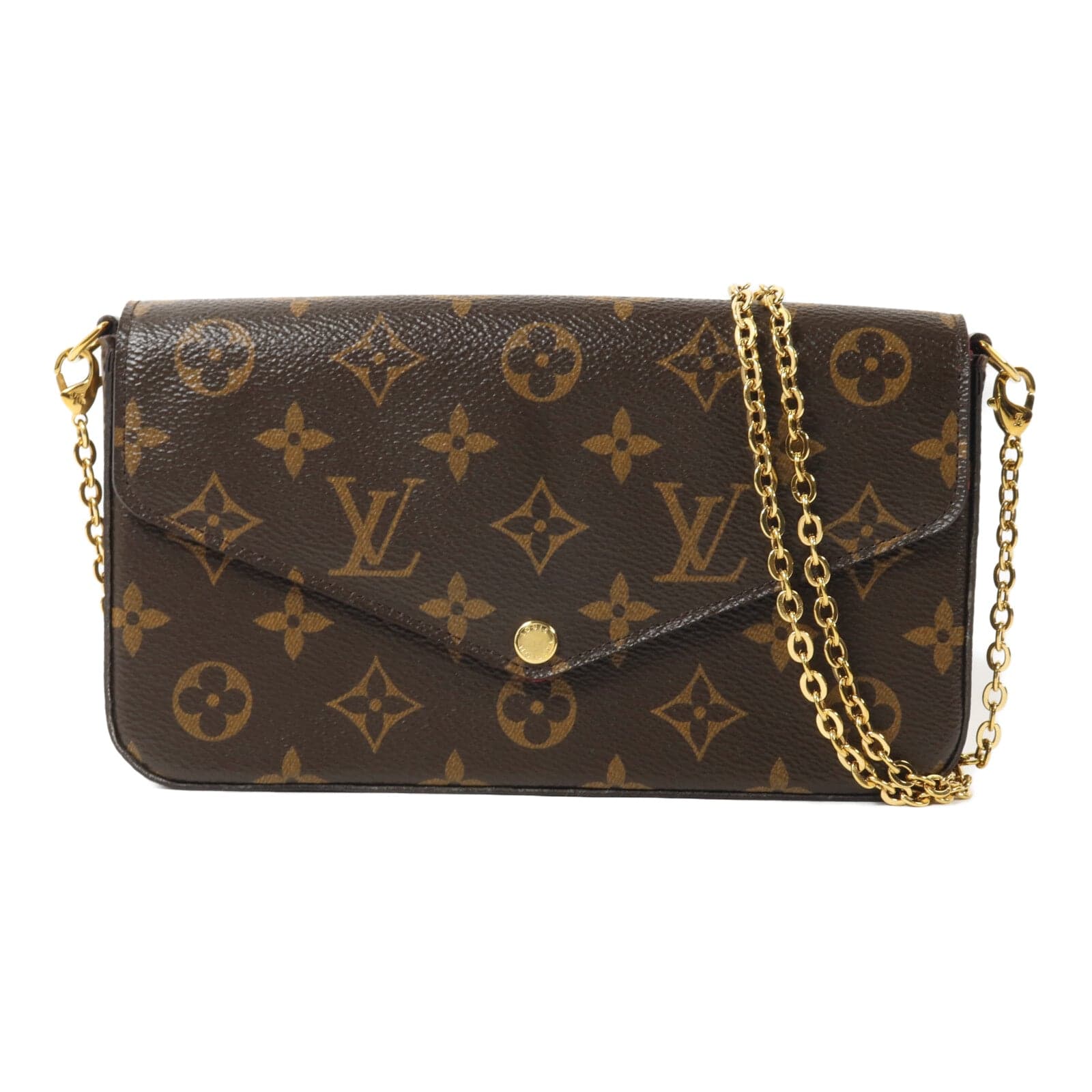 LOUIS VUITTON Felicie M81896 Shoulder Bag Coated Canvas