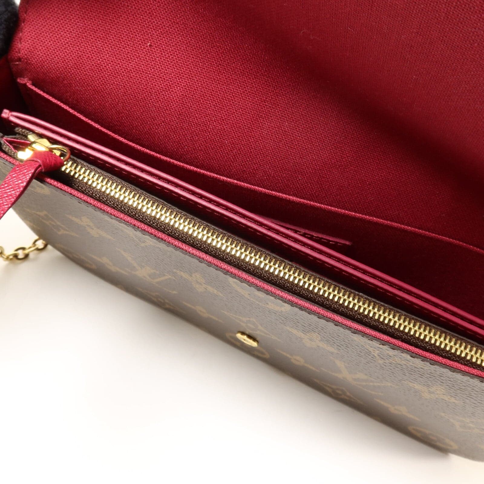 LOUIS VUITTON Felicie M81896 Shoulder Bag Coated Canvas