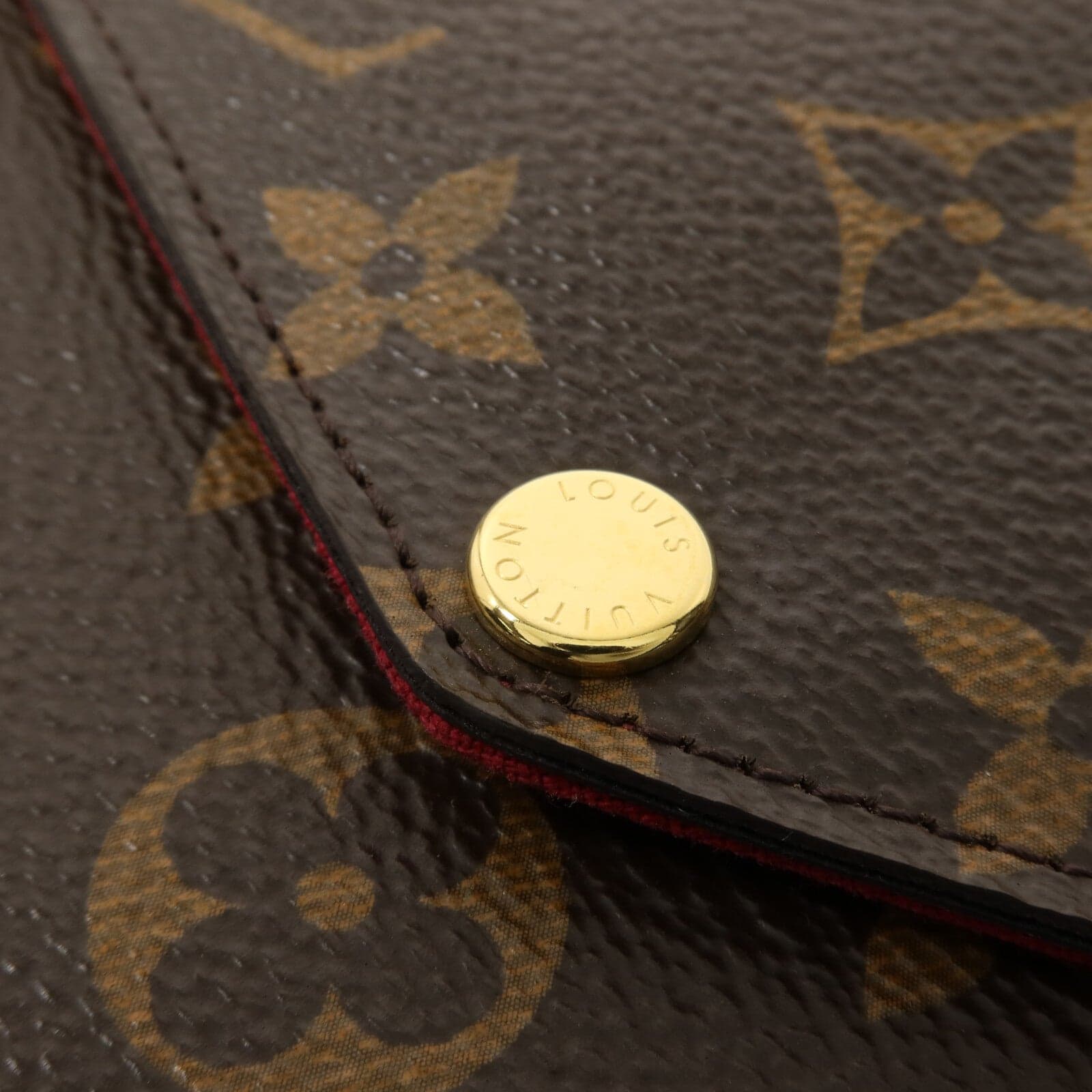 LOUIS VUITTON Felicie M81896 Shoulder Bag Coated Canvas