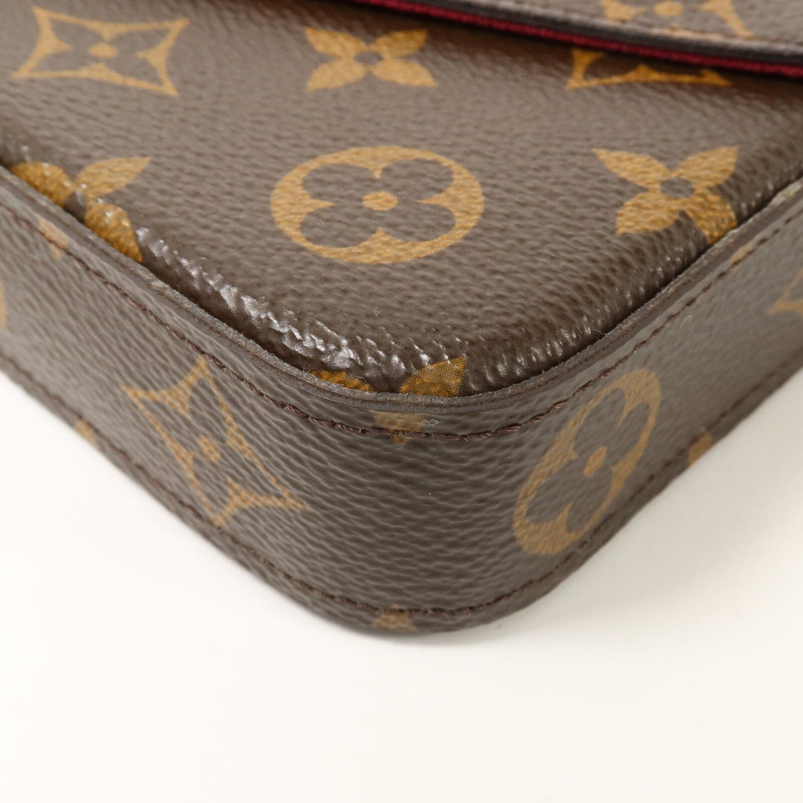 LOUIS VUITTON Felicie M81896 Shoulder Bag Coated Canvas