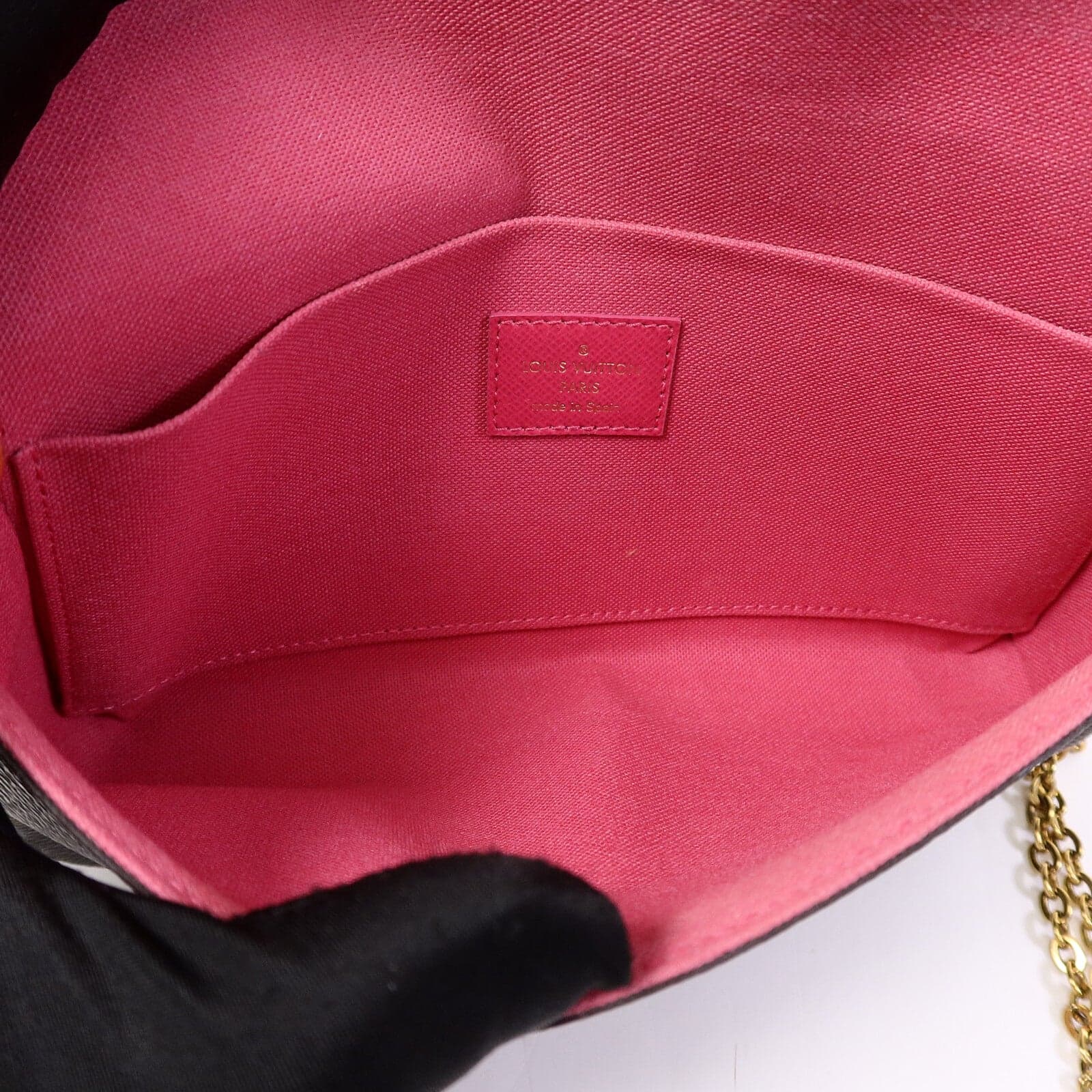 LOUIS VUITTON Felicie M80859 肩背包 塗層帆布