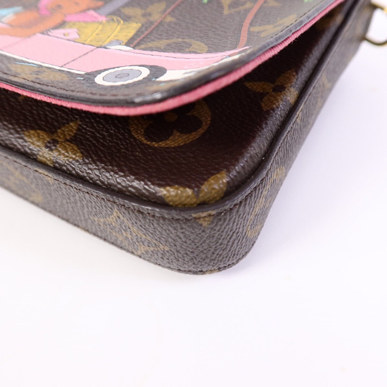 LOUIS VUITTON Felicie M80859 肩背包 塗層帆布