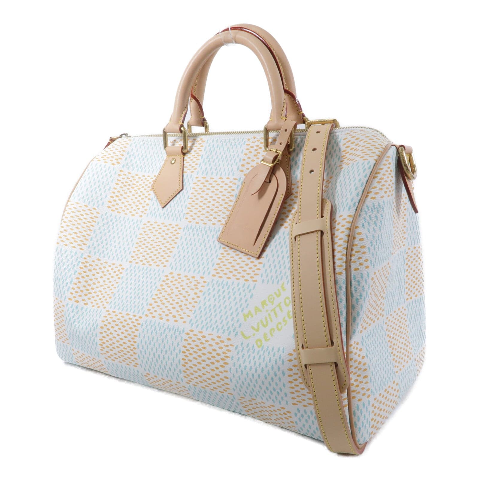 LOUIS VUITTON Speedy N40689 兩用包 塗層帆布