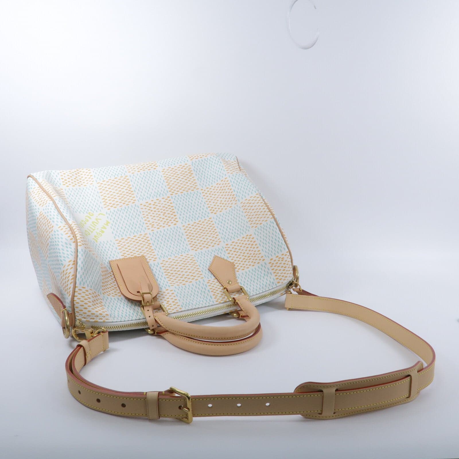 LOUIS VUITTON Speedy N40689 兩用包 塗層帆布