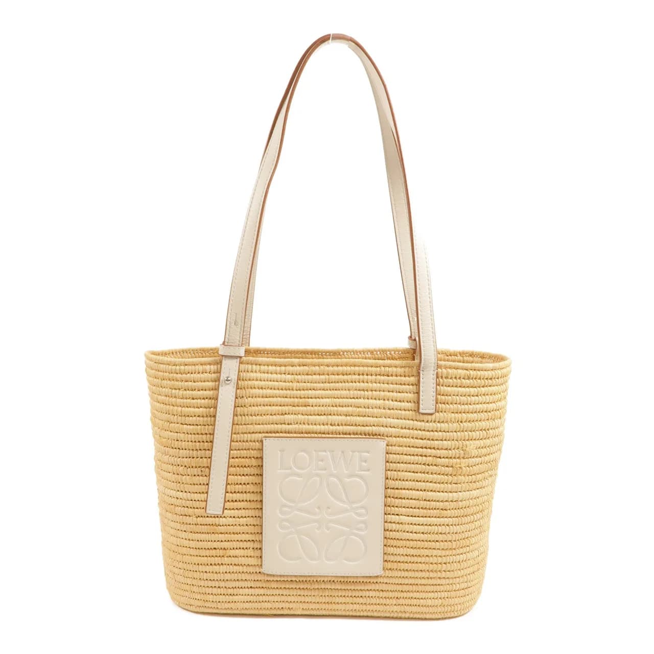 LOEWE 托特包 x Raffia