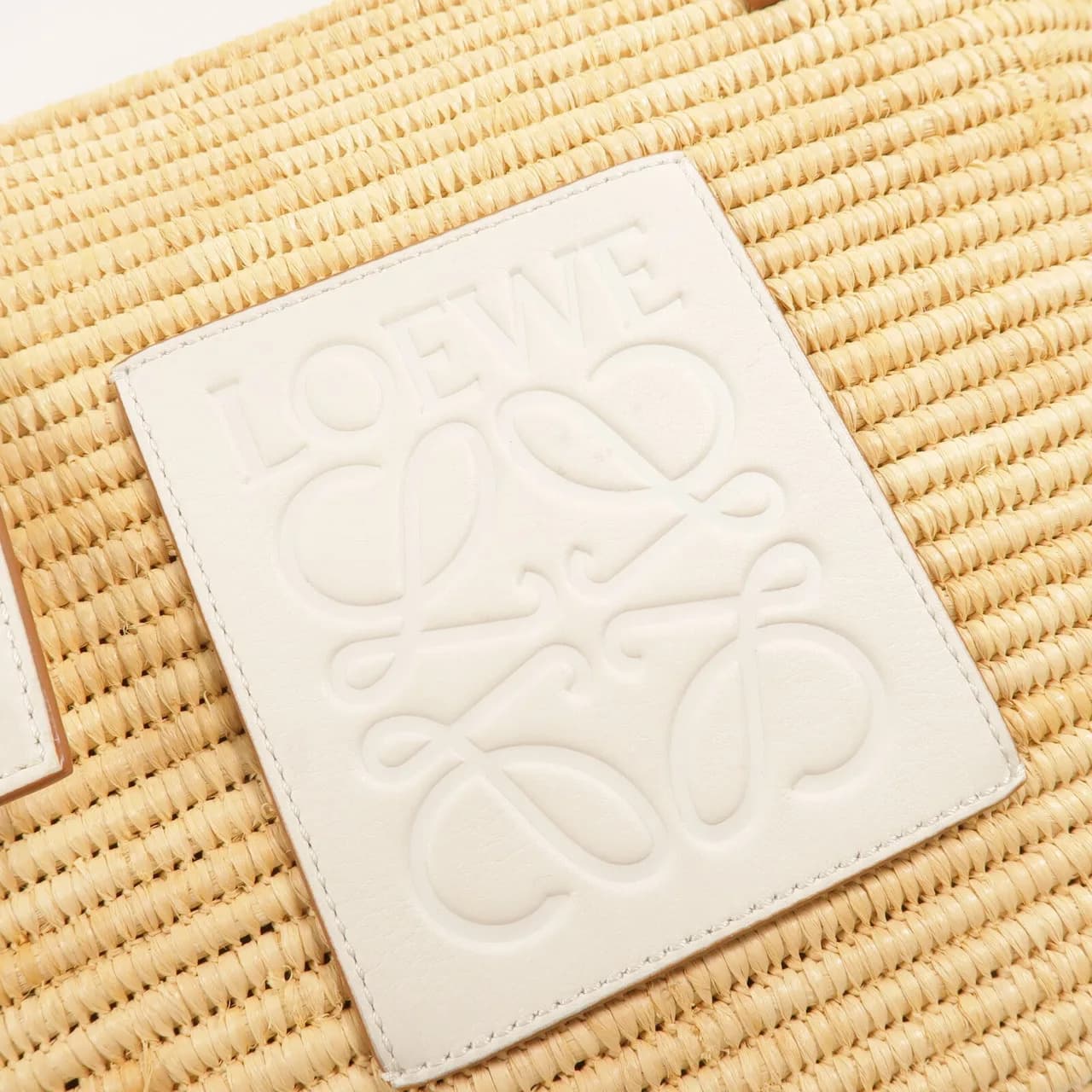 LOEWE 托特包 x Raffia