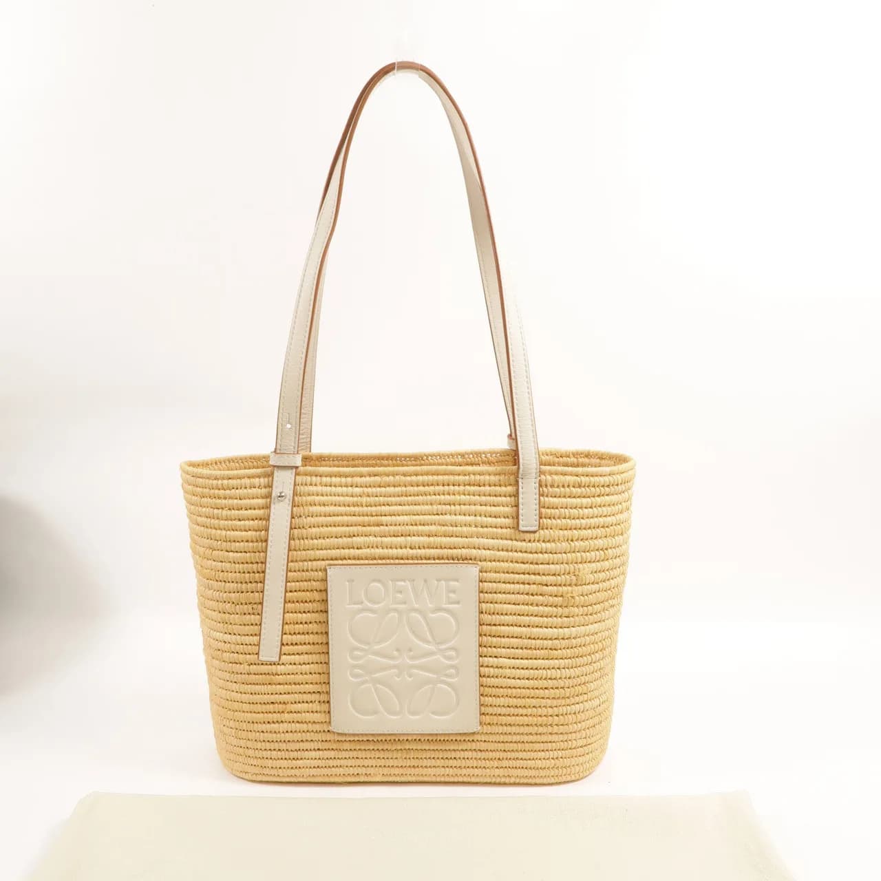 LOEWE 托特包 x Raffia